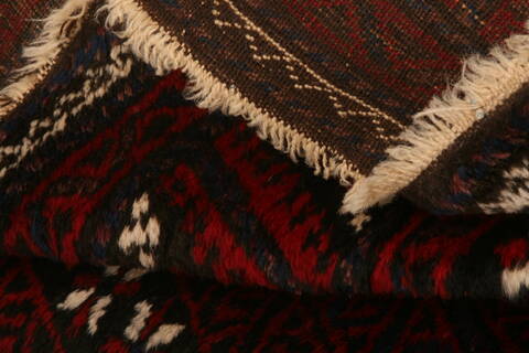 Baluch Red Hand Knotted 40 X 64  Area Rug 100-27837 Image 3