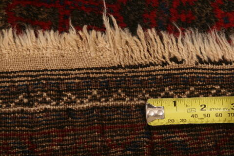 Baluch Red Hand Knotted 40 X 64  Area Rug 100-27837 Image 5