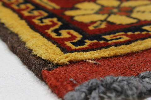 Turkman Brown Runner Hand Knotted 28 X 105  Area Rug 250-27843 Image 5
