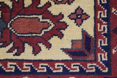 Turkman Brown Runner Hand Knotted 28 X 105  Area Rug 250-27843 Image 6