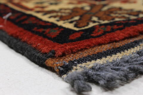Turkman Blue Runner Hand Knotted 29 X 91  Area Rug 250-27845 Image 7