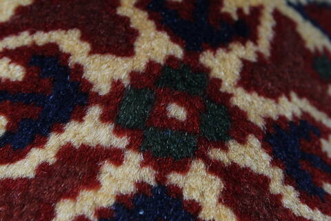 Kazak Red Runner Hand Knotted 27 X 105  Area Rug 250-27848 Image 9