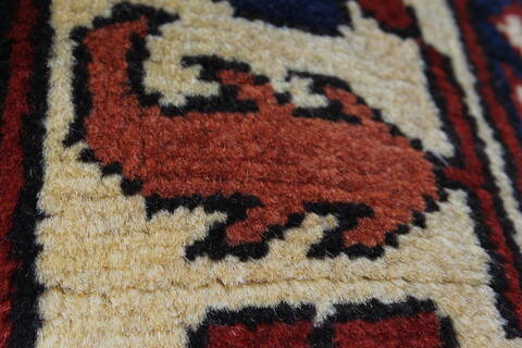 Turkman Blue Runner Hand Knotted 210 X 88  Area Rug 250-27853 Image 9