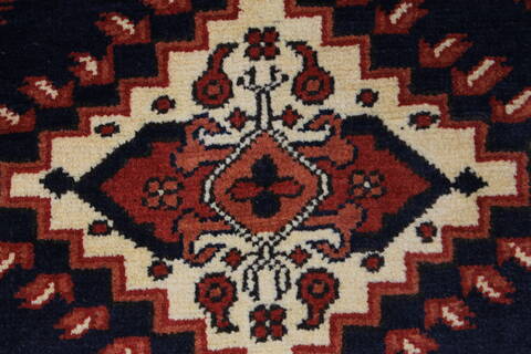 Turkman Beige Runner Hand Knotted 28 X 102  Area Rug 250-27855 Image 8