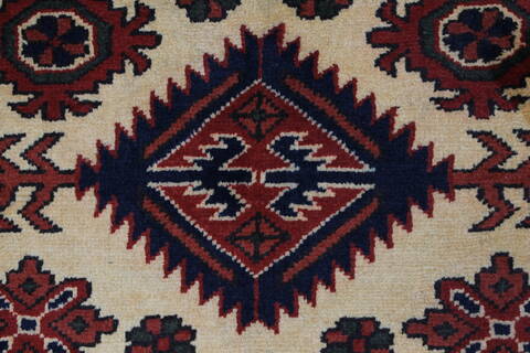 Turkman Blue Runner Hand Knotted 29 X 103  Area Rug 250-27860 Image 2