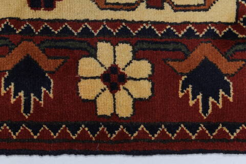 Turkman Brown Runner Hand Knotted 29 X 910  Area Rug 250-27863 Image 1