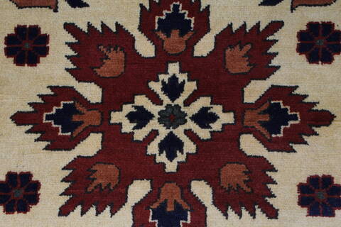 Turkman Brown Runner Hand Knotted 29 X 910  Area Rug 250-27863 Image 2