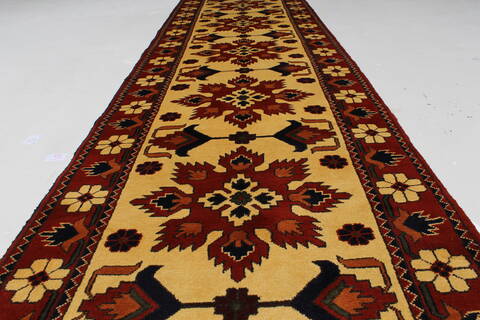 Turkman Brown Runner Hand Knotted 29 X 910  Area Rug 250-27863 Image 7
