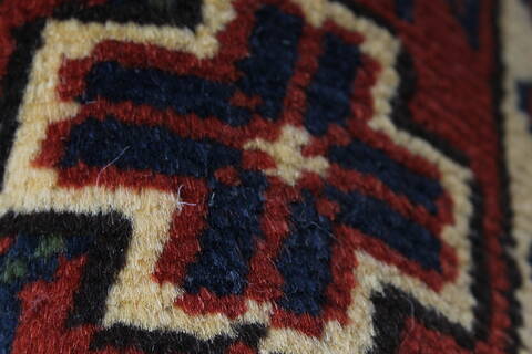 Turkman Brown Runner Hand Knotted 210 X 104  Area Rug 250-27864 Image 5