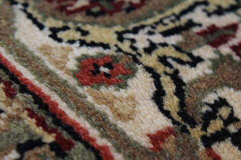 Herati Beige Hand Knotted 40 X 510  Area Rug 250-27870 Image 10