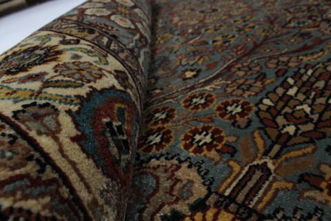 Tabriz Brown Hand Knotted 40 X 511  Area Rug 250-27875 Image 2