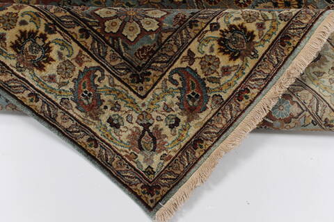 Tabriz Brown Hand Knotted 40 X 511  Area Rug 250-27875 Image 3