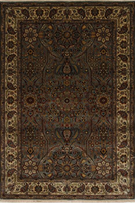 Tabriz Brown Hand Knotted 40 X 511  Area Rug 250-27875 Image 0
