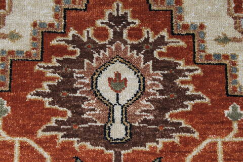Serapi Brown Hand Knotted 40 X 511  Area Rug 250-27887 Image 10
