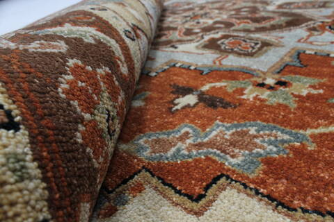 Serapi Brown Hand Knotted 40 X 511  Area Rug 250-27887 Image 1