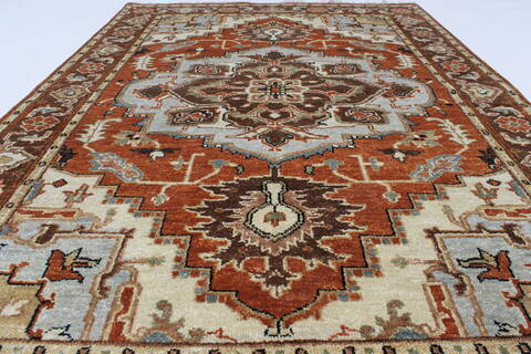 Serapi Brown Hand Knotted 40 X 511  Area Rug 250-27887 Image 4