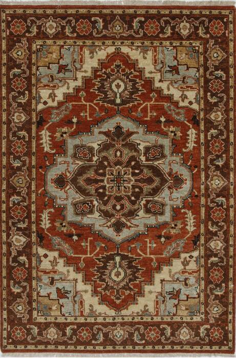 Serapi Brown Hand Knotted 40 X 511  Area Rug 250-27887 Image 0