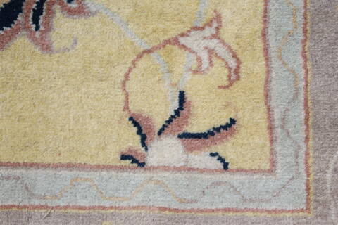 Kashmar Beige Hand Knotted 58 X 75  Area Rug 100-27898 Image 10