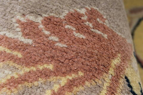 Kashmar Beige Hand Knotted 58 X 75  Area Rug 100-27898 Image 12