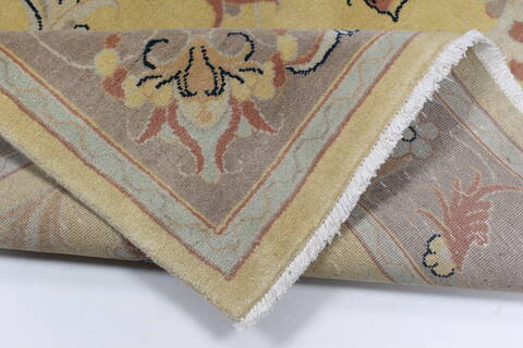 Kashmar Beige Hand Knotted 58 X 75  Area Rug 100-27898 Image 2