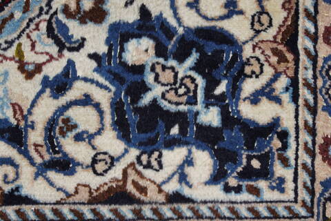 Nain Blue Hand Knotted 66 X 98  Area Rug 100-27899 Image 12