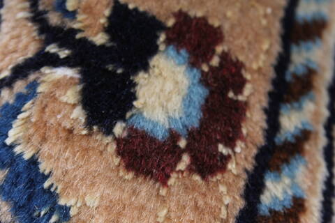 Nain Blue Hand Knotted 66 X 98  Area Rug 100-27899 Image 2