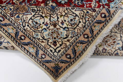 Nain Blue Hand Knotted 66 X 98  Area Rug 100-27899 Image 4