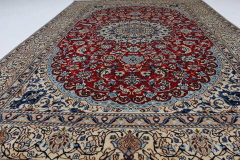 Nain Blue Hand Knotted 66 X 98  Area Rug 100-27899 Image 6