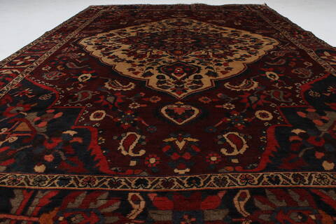 Bakhtiar Blue Hand Knotted 68 X 101  Area Rug 100-27900 Image 4