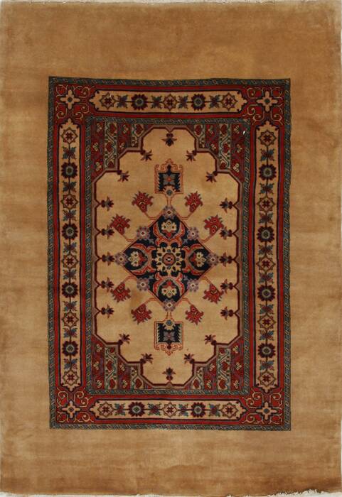 Ardebil Red Hand Knotted 47 X 68  Area Rug 100-27901 Image 0