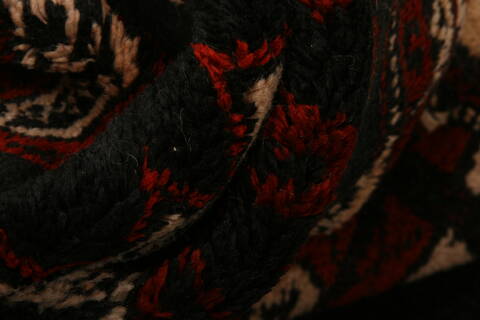 Baluch Black Hand Knotted 39 X 610  Area Rug 100-27909 Image 1