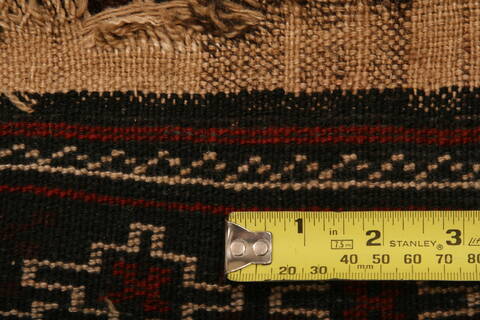 Baluch Black Hand Knotted 39 X 610  Area Rug 100-27909 Image 4