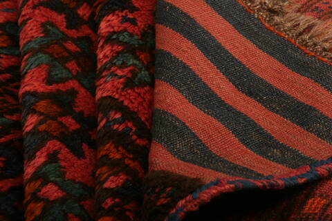 Baluch Red Hand Knotted 46 X 610  Area Rug 100-27912 Image 3