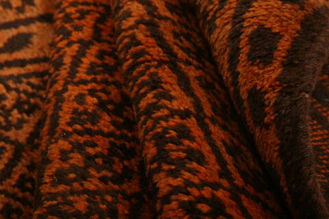 Baluch Orange Hand Knotted 36 X 57  Area Rug 100-27918 Image 2