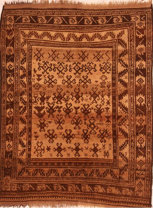 Baluch Beige Hand Knotted 410 X 511  Area Rug 100-27921 Image 0