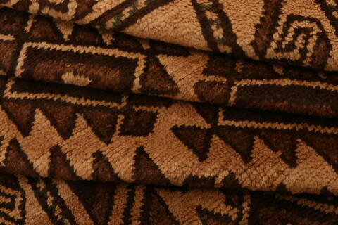 Baluch Beige Hand Knotted 39 X 70  Area Rug 100-27922 Image 3
