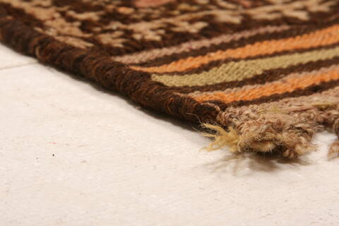 Baluch Orange Hand Knotted 41 X 55  Area Rug 100-27925 Image 1