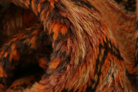 Baluch Orange Hand Knotted 41 X 55  Area Rug 100-27925 Image 2