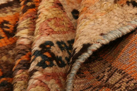 Baluch Orange Hand Knotted 41 X 55  Area Rug 100-27925 Image 3