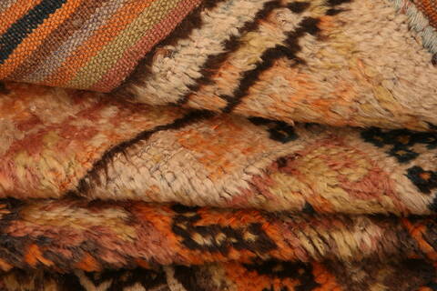 Baluch Orange Hand Knotted 41 X 55  Area Rug 100-27925 Image 4