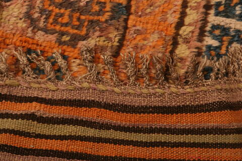 Baluch Orange Hand Knotted 41 X 55  Area Rug 100-27925 Image 6