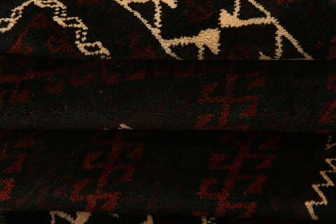 Baluch Red Hand Knotted 39 X 64  Area Rug 100-27933 Image 4