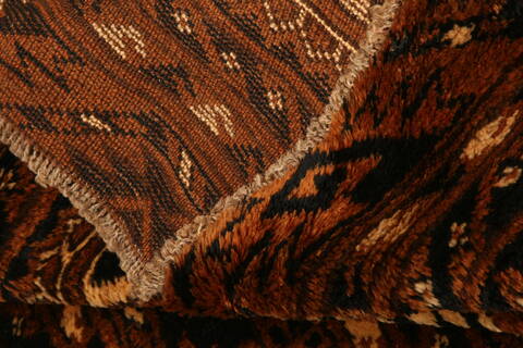 Baluch Beige Hand Knotted 76 X 90  Area Rug 100-27936 Image 3
