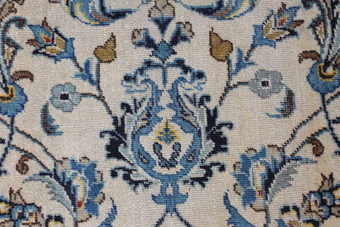 Kashan Blue Hand Knotted 88 X 142  Area Rug 100-27948 Image 14