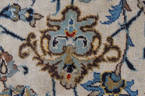 Kashan Blue Hand Knotted 88 X 142  Area Rug 100-27948 Image 15