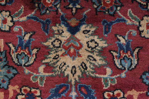 Yazd Blue Hand Knotted 81 X 114  Area Rug 100-27949 Image 11