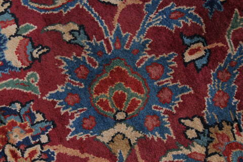 Yazd Blue Hand Knotted 81 X 114  Area Rug 100-27949 Image 12