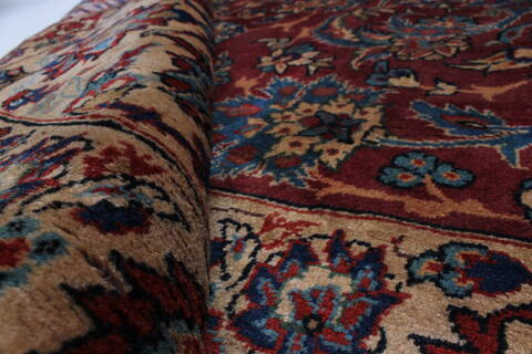 Yazd Blue Hand Knotted 81 X 114  Area Rug 100-27949 Image 3