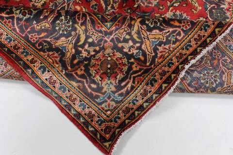 Kashan Red Hand Knotted 64 X 95  Area Rug 100-27957 Image 14