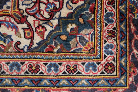 Kashan Red Hand Knotted 64 X 95  Area Rug 100-27957 Image 5